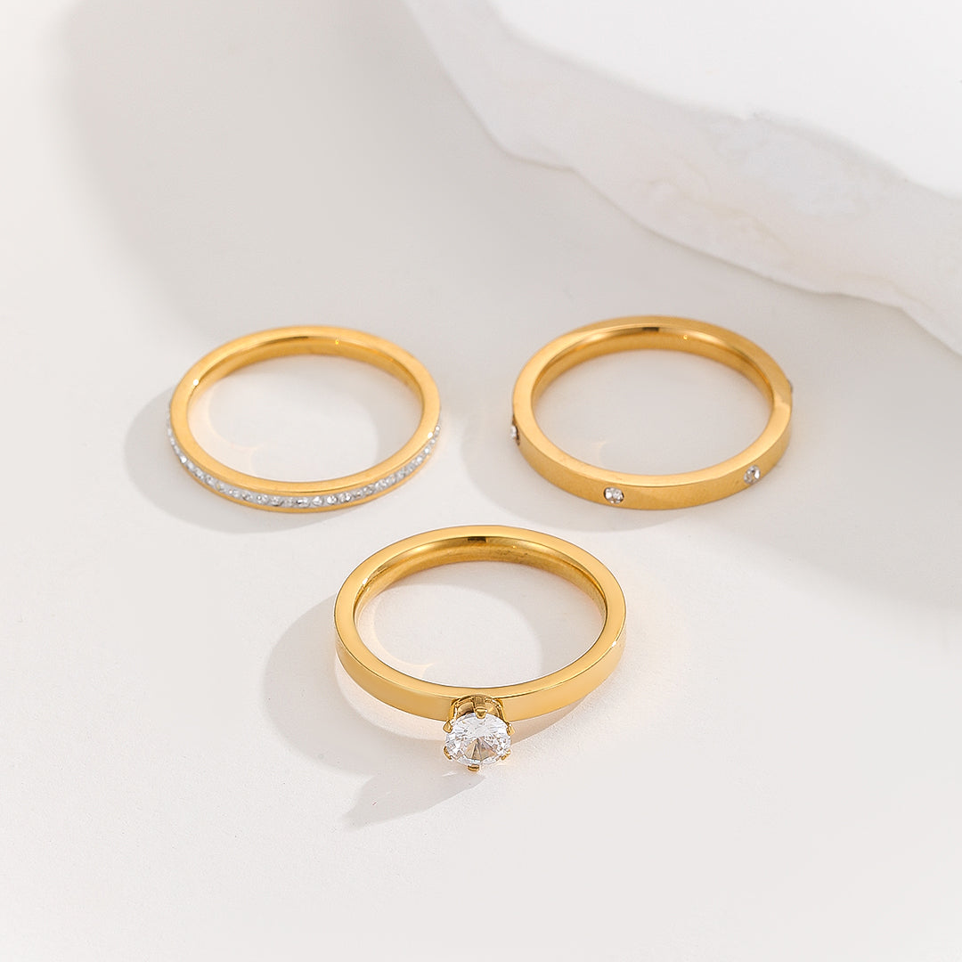 Ayamusuae™ Minimalist Gold Rings