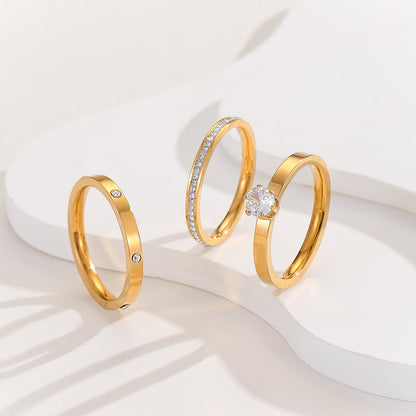 Ayamusuae™ Minimalist Gold Rings