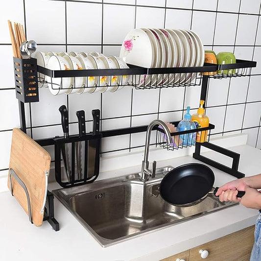 Ayamusuae™ Kitchen Over Sink Dish Drying Utensil Rack