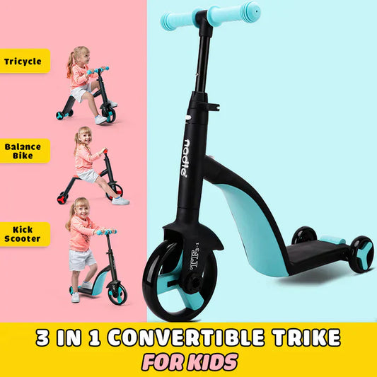 Ayamusuae™ 3 In 1 Kids Convertible Scooter