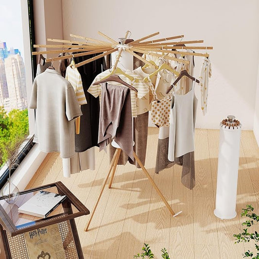 Ayamusuae™  Foldable Tripod Clothes Drying Rack