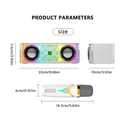 Ayamusuae™ Karaoke Colorful Wireless Speaker With 20% OFF.